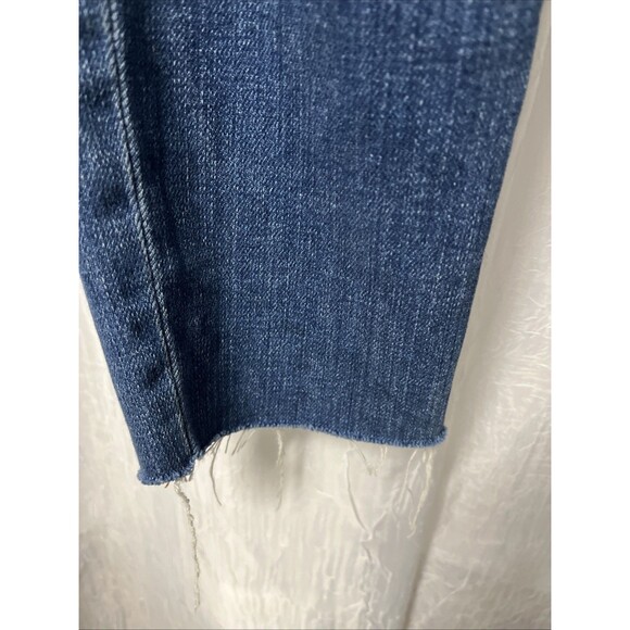 L'AGENCE Marcelle Blue Distressed Slim High Rise Jeans Size 27 - Picture 3 of 8